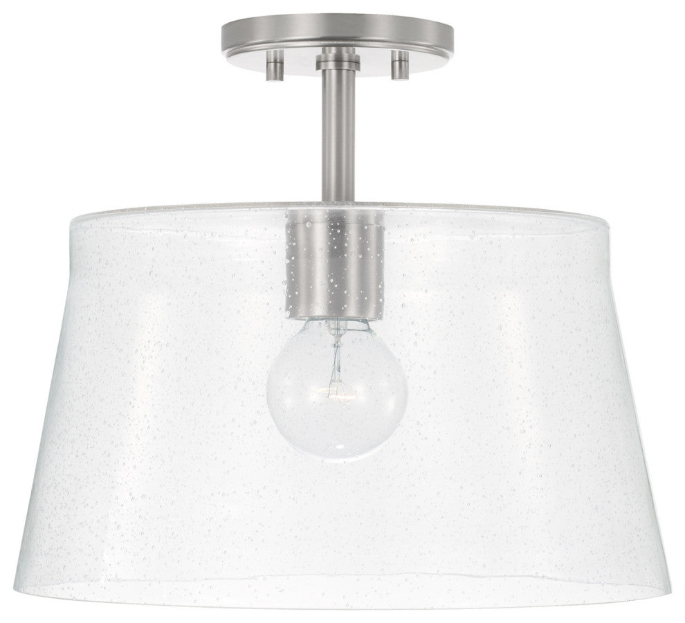 Capital Lighting, 246911BN, 14"Wx14"H 1-Light Semi-Flush or Pendant