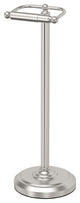 Floor Standing Toilet Paper Holder, Satin Nickel