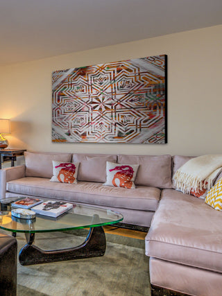 "Fekroun" Print on Brushed Aluminum, 60"x40"