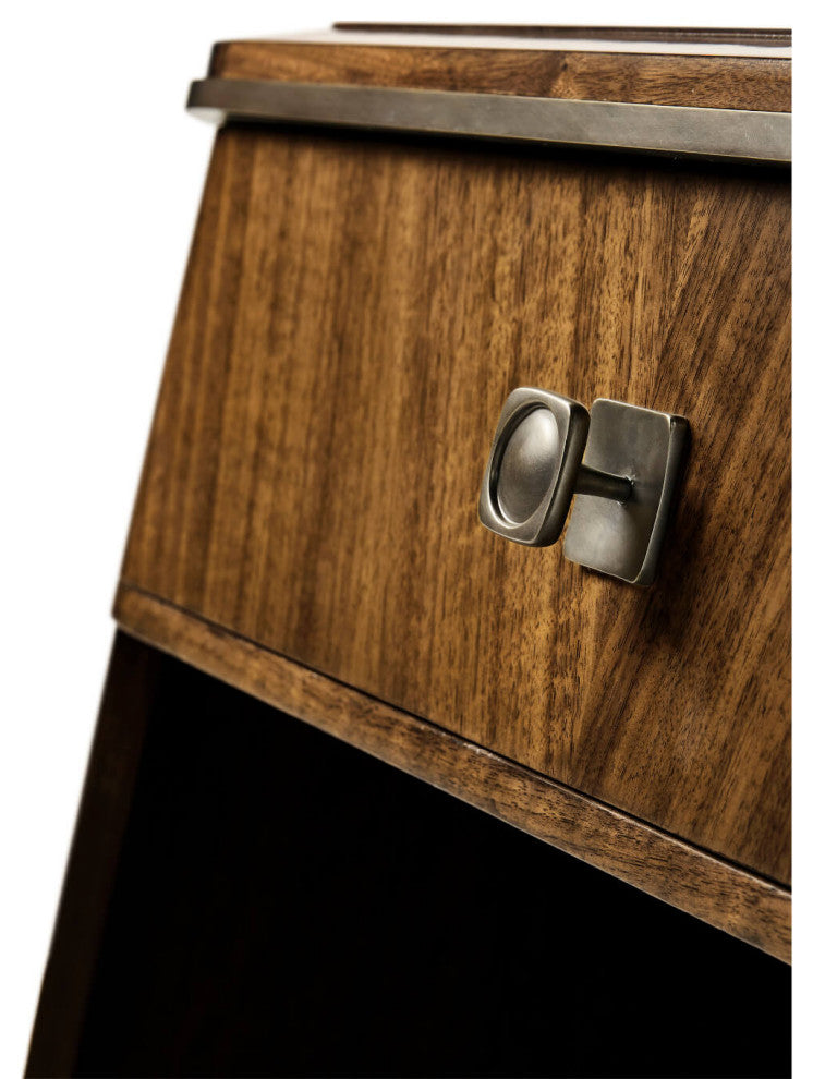 Mid Century Style D Form Nightstand
