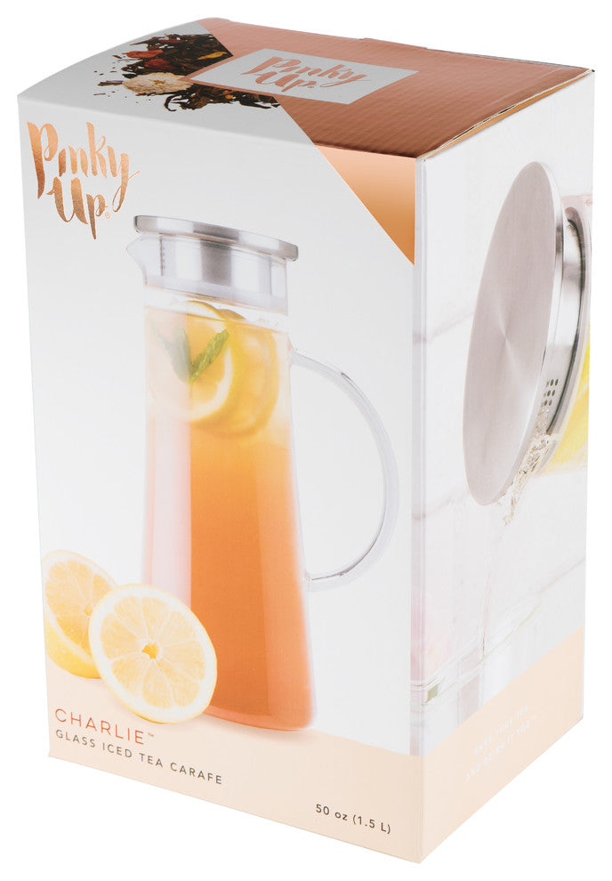 Charlie Glass Iced Tea Carafe by Pinky Up