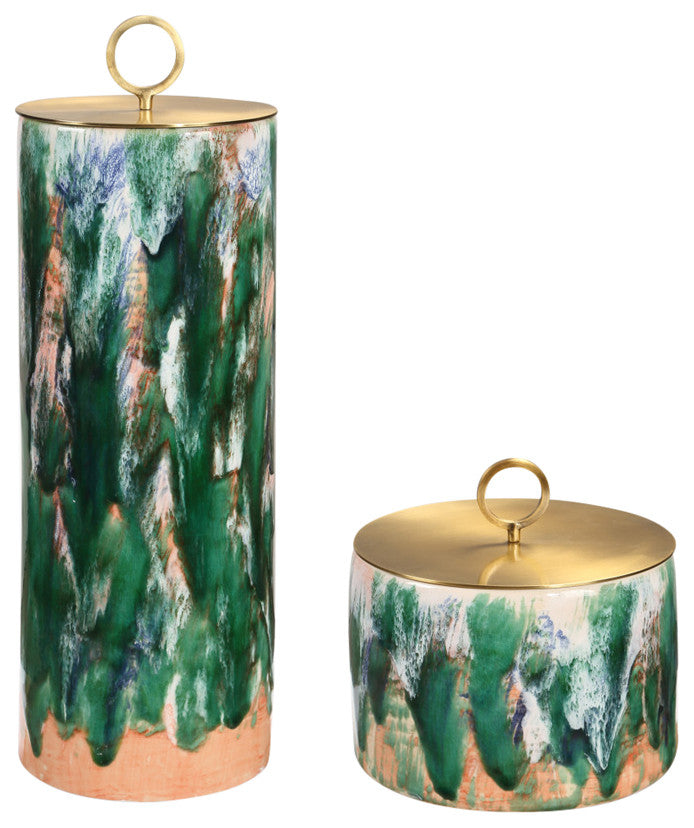 Uttermost Sylvie Ceramic Containers Set of 2