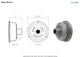 12" Farmhouse LED Wall Light With Cosmopolitan Arm, Matte Black
