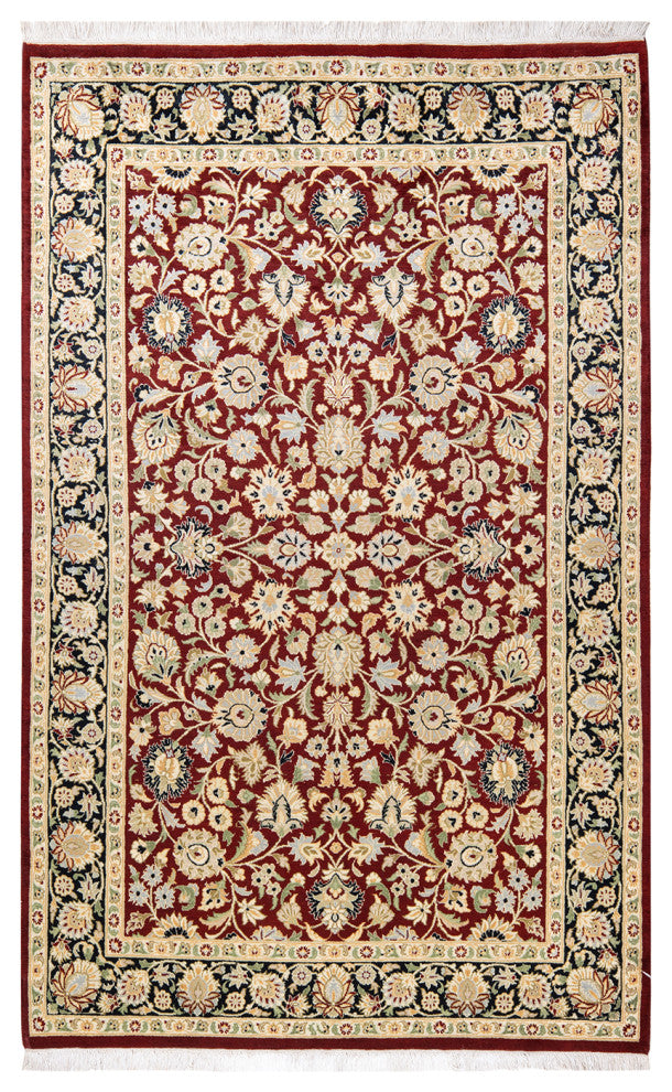 Gwalior, One-of-a-Kind Hand-Knotted Area Rug Orange, 4'2"x6'5"