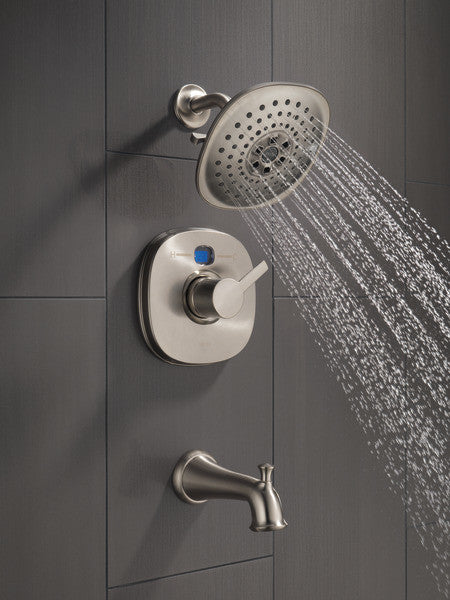 Delta H2Okinetic 3-Setting Raincan Shower Head, Stainless, 52686-SS