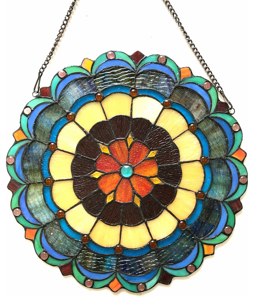 Minerva Tiffany-Glass Circus Tent 18"