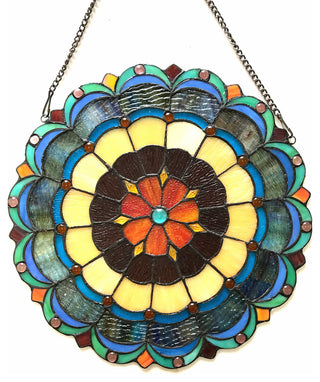 Minerva Tiffany-Glass Circus Tent 18"