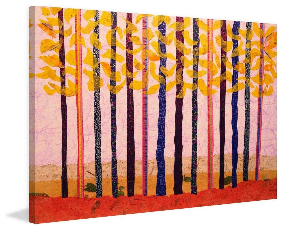 "Dusk Woods" Painting Print on Canvas by Lisa Mee