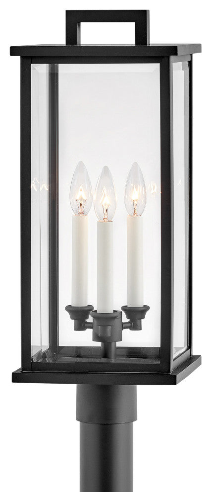 Hinkley Lighting 20011 Weymouth 3 Light 22.25" Tall Post Light - Black
