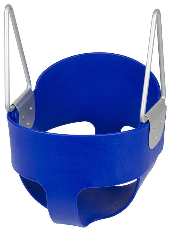 High-Back Full Bucket Swing Seat, Blue
