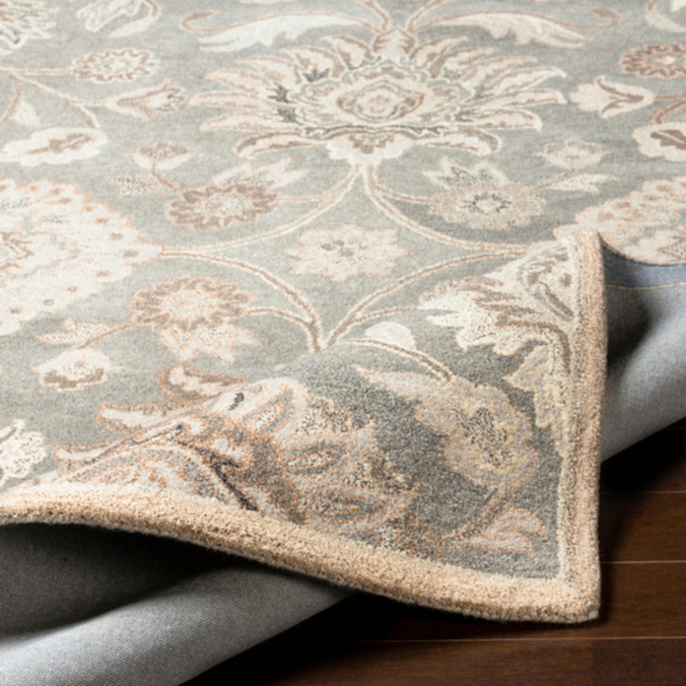 Surya Caesar CAE-1192 Traditional Area Rug, Taupe, 10' x 14' Rectangle