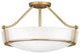 Hinkley Hathaway Large Semi-Flush Mount, Heritage Brass