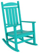 WestinTrends HDPE Outdoor Patio Adirondack Rocking Chair, Classic Porch Rocker, Turquoise
