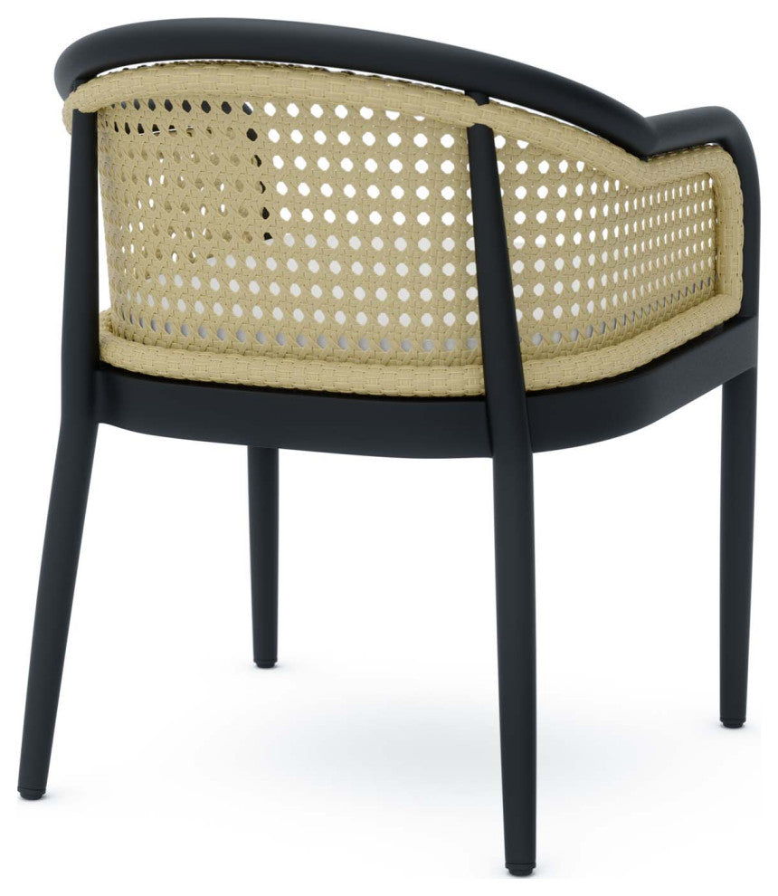 Melbourne Outdoor Patio Dining Armchair Ivory White