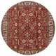 Ahgly Company Indoor Round Mid-Century Modern Area Rugs, 7' Round