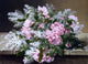 Raoul Paul Maucherat De Longpre Roses on a Marble Tabletop Wall Decal