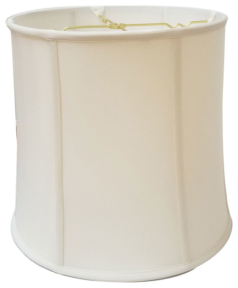 Royal Designs Basic Drum Lampshade, Eggshell, 14x15x15