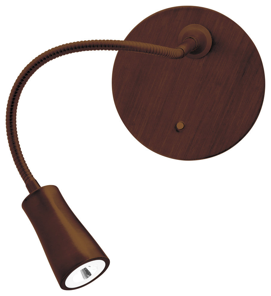 Epiphanie, 70003LED, Gooseneck Wall Lamp, Bronze