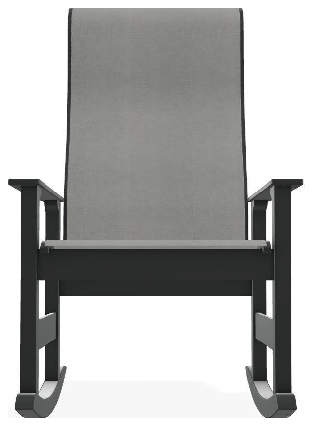 Leeward Sling Outdoor Supreme Rocker, Alloy/Graphite