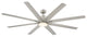 Savoy 72-5045-8SV-SN, Bluffton 72" 8 Blade Ceiling Fan