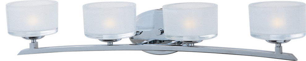 Maxim Lighting Elle 4-Light Bath Vanity Polished Chrome - 19054FTPC