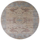 Ahgly Company Indoor Round Mid-Century Modern Area Rugs, 7' Round