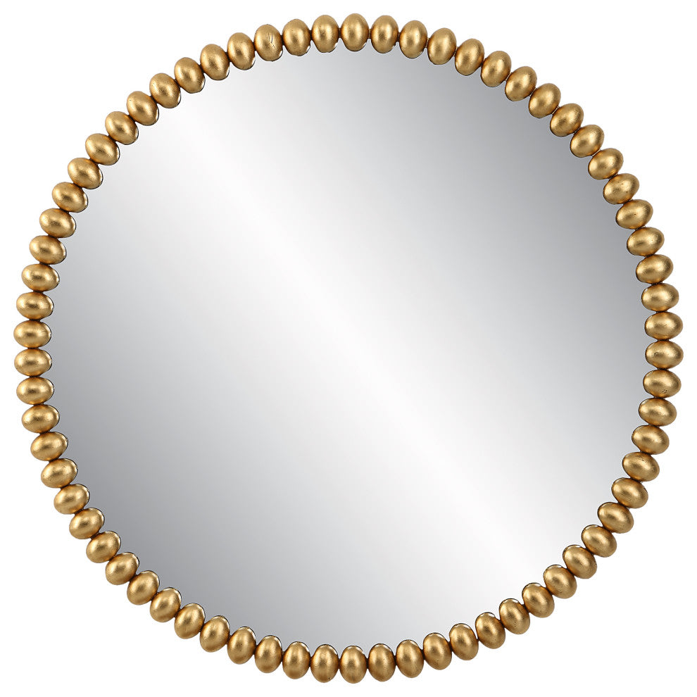 Uttermost 09793 Byzantine Round Gold Mirror