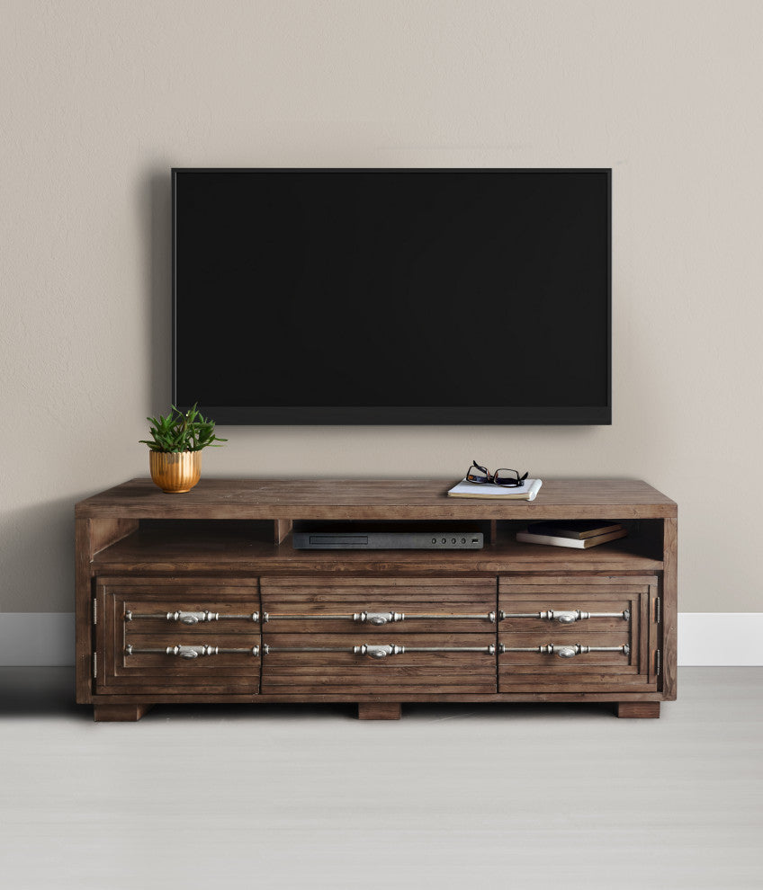 Carrollton Media Console - Rustic Ranch