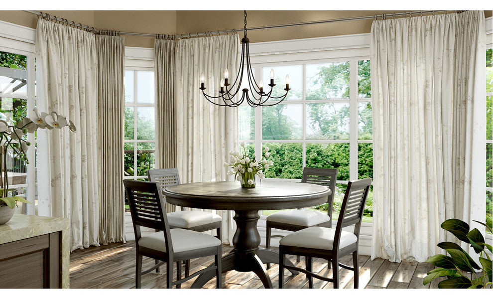 Quoizel Mirren Six Light Chandelier MRN5006IB