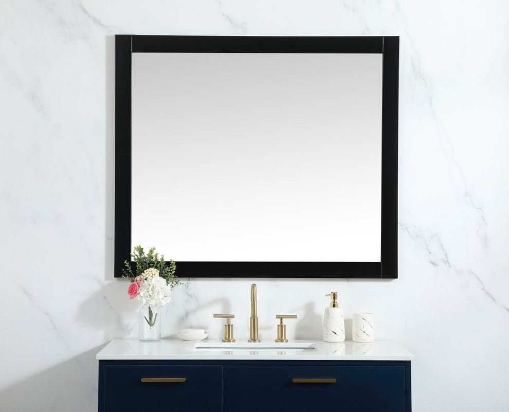 Alice Vanity Mirror, 42"x36", Black