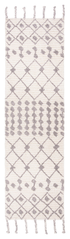 Safavieh Casablanca CSB203G Rug, Ivory/Silver, 2'3" X 8'
