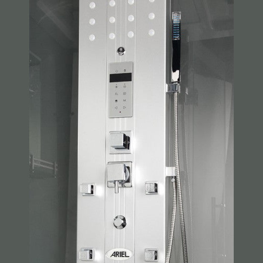Walk-In Steam Shower, Corner Unit