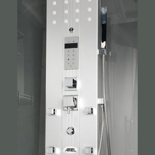 Walk-In Steam Shower, Corner Unit