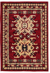 Unique Loom Red Oasis Taftan 2' 2 x 3' 0 Area Rug