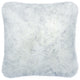 Rustic Sheepskin Double-Sided Pillow, Gray Mist, 18"x18"