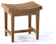 Outdoor Teak Patio Wina Shower Spa Bench, 18"