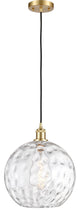 Innovations 516-1P-SG-G1215-12-LED 1-Light Mini Pendant, Satin Gold