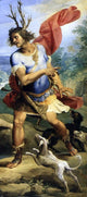 Giuseppe Cesari Diana and Actaeon , 15"x30" Wall Decal