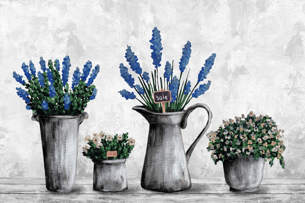 "Stunning Lavender" Painting Print on Wrapped Canvas