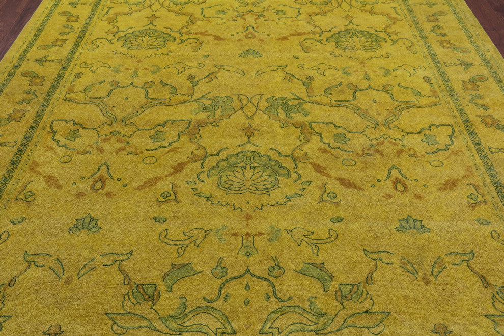 8' 2" X 9' 10" Full Pile Overdyed Handmade Rug - WR1968