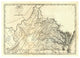 "State of Virginia, 1795" Digital Paper Print by Mathew Carey, 42"x31"