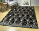 Kaleen Hand-Tufted Origami Wool Rug, Black, 8'x10'