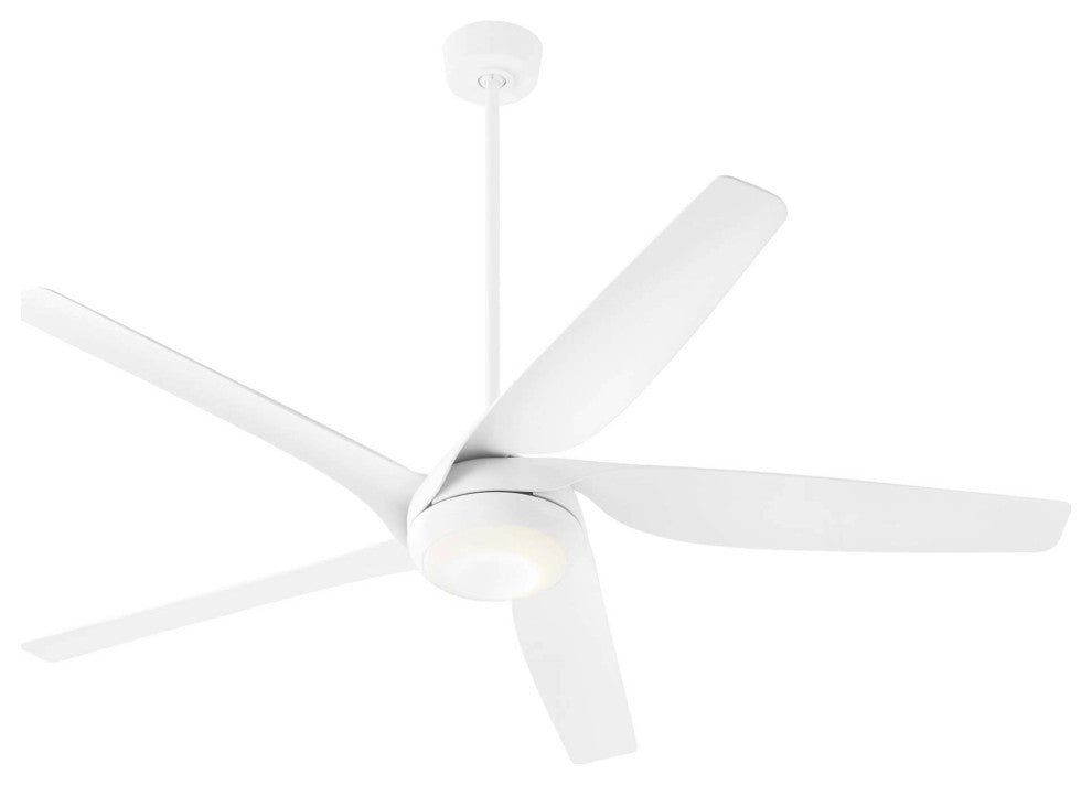 Quorum International 41655 Fury 65" 5 Blade Indoor Ceiling Fan - Studio White