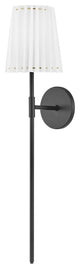 Demi 1-Light Long Wall Sconce Soft Black
