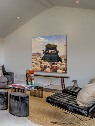 "Oregon or Bust" Painting Print on Canvas by John Clymer