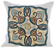 Blue Decorative Pillow Covers 22"x22" Cotton, French Fiesta
