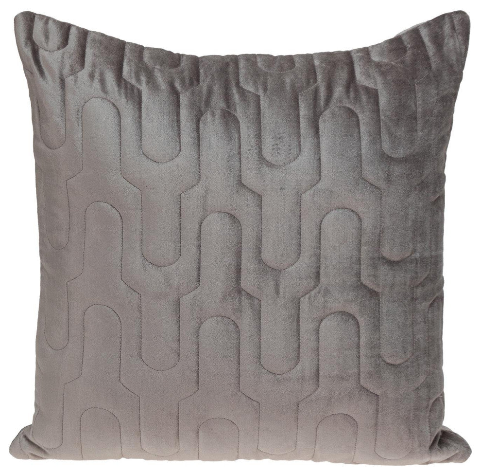 Parkland Collection Basil Taupe Throw Pillow