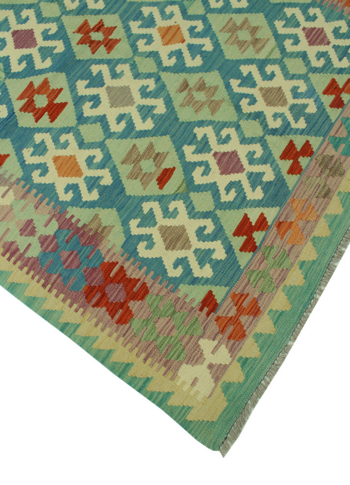 Sangat Kilim Husnu Lt. Green Rug