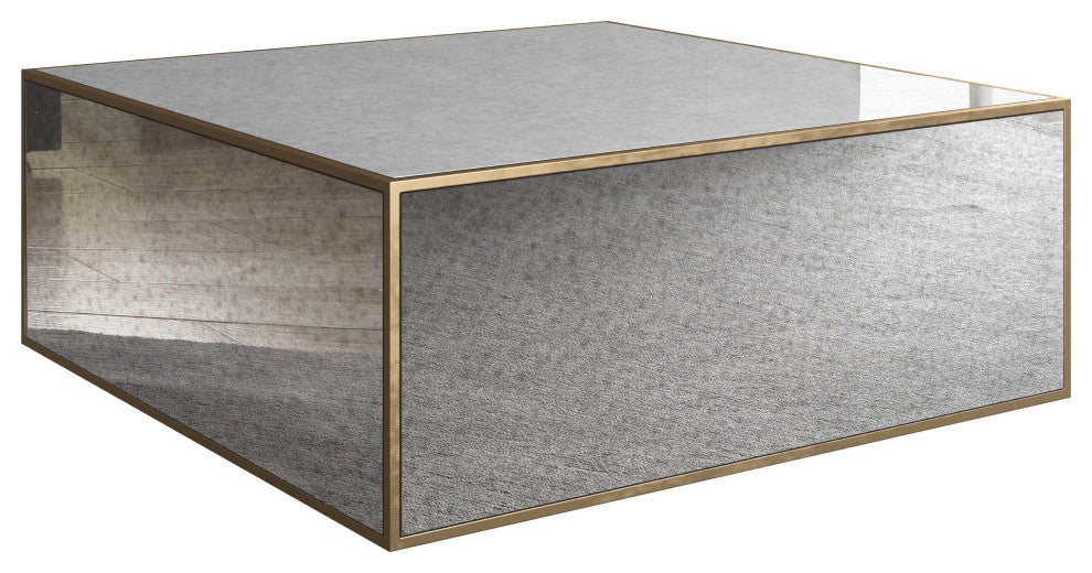 Lana Mirrored Large Coffee Table