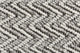 Ivory Contemporary Geometric Transitional High-Low Area Rug